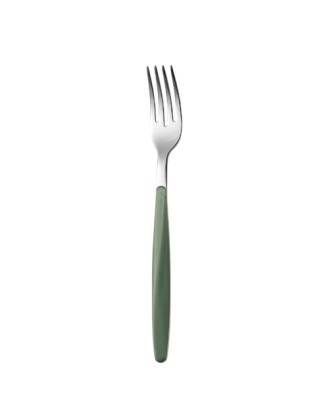 Furculita din otel inoxidabil si acril, 20.5 cm, verde, colectia My Fusion - GUZZINI